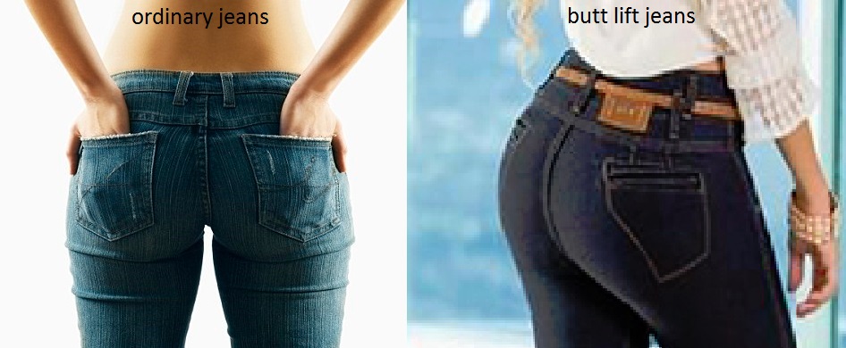 Jeans levanta cola  Fat bottomed girls, Fun pants, Leggings are not pants